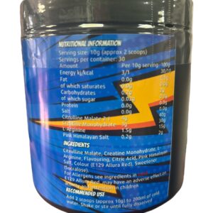 PENDING Monumental Nutrition Zero Stim PUMP Preworkout 300g 30 Servings - Image 4