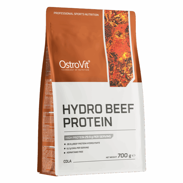 OstroVit Hydro Beef Protein Powder 700g cola